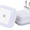 Luce Notturna LED con Sensore Crepuscolare – Plug-in Automatica Dal Tramonto all’Alba, Bianca 6000 K, Sicura per Bambini
