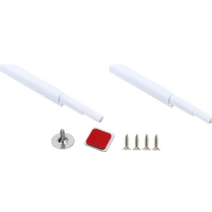 2x Push Pull per Ante con Chiusura Magnetica - Sistema di Apertura a Pressione per Mobili - Serrature Magnetiche con Accessori per Armadi e Cassetti