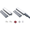 2x Push Pull per Ante Robuste - Chiusura Magnetica a Pressione per Mobili in Alluminio – Pistone a Molla, Sistema di Apertura Facile e Silenzioso – Perfetto per Armadi e Cassetti