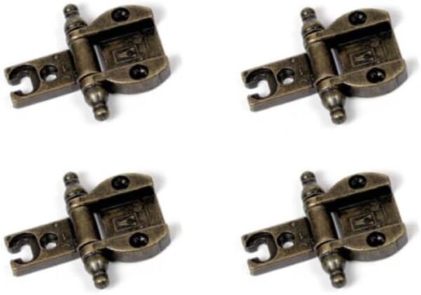 Set 4 Cerniere per Arredamento | CP02 | Ø 35 | Massima Resistenza e Precisione | Dimensione 35x24x15 mm