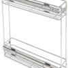 Cestello Portabottiglie Cromato Base 15 CM - Fissaggio Dx/Sx
