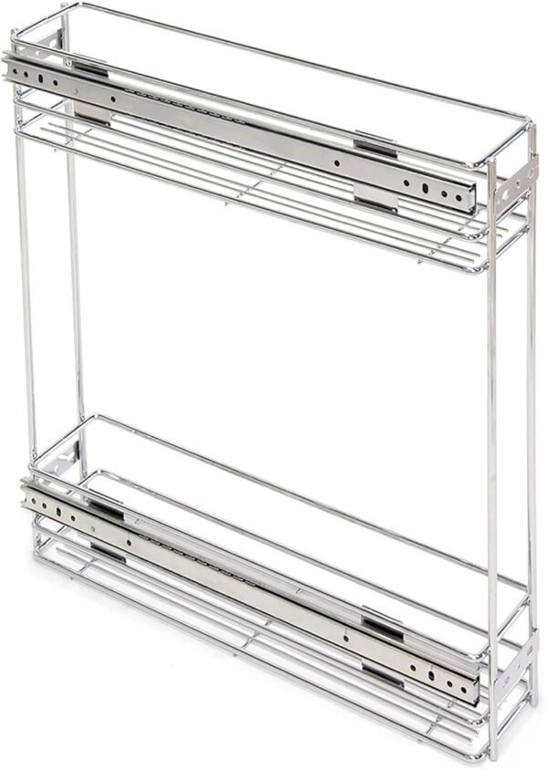 Cestello Portabottiglie Cromato Base 15 CM - Fissaggio Dx/Sx