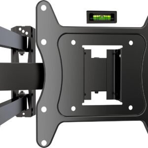 Supporto TV a Parete Inclinabile e Girevole - Compatibile con TV LED LCD da 14" a 42" - Ultra Sottile, Max 200x200mm, Capacità fino a 35 kg