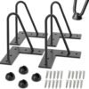 Gambe per Mobili in Ferro Nero – Set da 4 Piedini con Viti e Protezioni, (15 cm, 6 Pollici) – Ideali per Divani, Tavoli, Armadi, Comodini