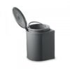 Pattumiera da Anta 97/AR – 1 Secchio da 12 Litri | Montaggio Interno, Grigio, Plastica Resistente