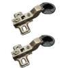 Coppia di Cerniere Mezzo Collo per Porta in Vetro Diametro 26mm – Chiusura Silenziosa (Copia)