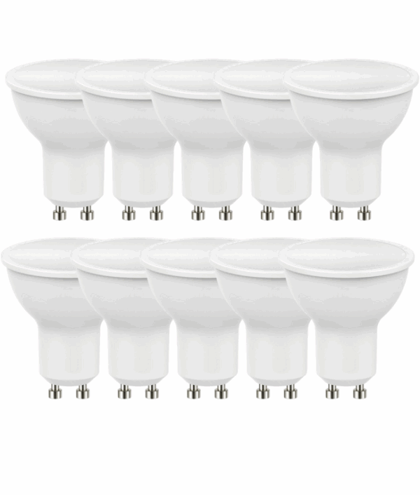 Set 10 Lampadine LED GU10 10W – Luce Naturale 4000K | 1100 Lumen