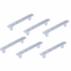Set 6 Pomelli Cristallo Tipo Swarovski 96mm – Maniglie Eleganti per Mobili, Cassetti e Armadi – Design Trasparente con Strass