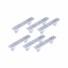 Set 6 Pomelli Cristallo Tipo Swarovski 64mm – Maniglie Eleganti per Mobili, Cassetti e Armadi – Design Trasparente con Strass