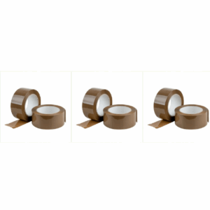 Set da 6x Nastro Adesivo Avana | Imballaggio Resistente per Pacchi, Scatole e Cartoni| 50mm x 66m