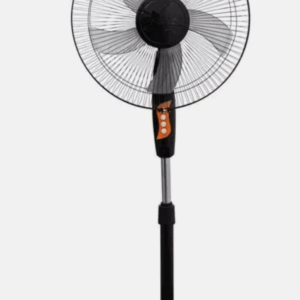 Ventilatore a 5 Spirali Nero – Altezza 122 cm, 3 Velocità Regolabili, Inclinazione Orizzontale 35° e Verticale 90° – Design Elegante per Casa e Ufficio